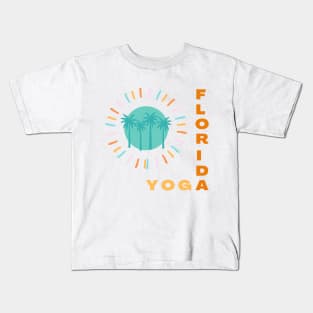 I love Florida Yoga Kids T-Shirt